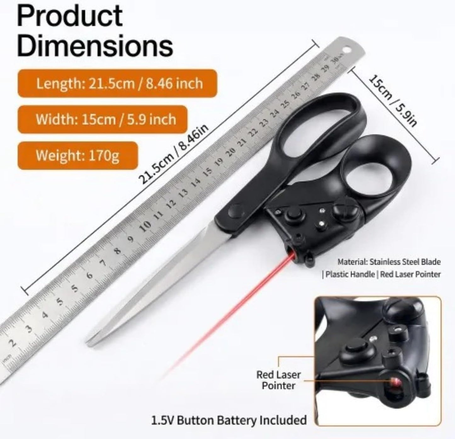 Laser Precision Craft Scissors